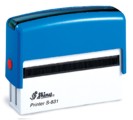Tampon encreur SHINY Printer S-831 - 70x10mm - 2 lignes